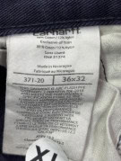 CARHARTT WORK PANTS WORKWEAR NAVY MEN PRE OWNED XL