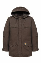 CARHARTT PARKA WORKWEAR ΚΑΦΕ ΑΝΤΡΙΚΟ PRE OWNED S