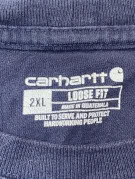 CARHARTT POCKET T SHIRT WORKWEAR NAVY ΑΝΤΡΙΚΟ PRE OWNED XXL
