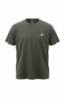 CARHARTT POCKET T SHIRT WORKWEAR OLIVE ΑΝΤΡΙΚΟ PRE OWNED XXL