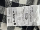 CARHARTT SHIRT WORKWEAR BLACK WHITE MENS PRE OWNED M