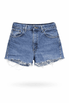 CARHARTT DENIM SHORTS VINTAGE BLUE WOMEN PRE OWNED S