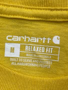 CARHARTT T SHIRT GRAPHIC YELLOW ΑΝΤΡΙΚΟ PRE OWNED M