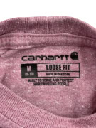 CARHARTT T-SHIRT VESTIBILITÀ AMPIA CON TASCHINO M VIOLA MELANGE UNISEX M
