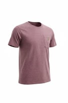 CARHARTT T-SHIRT VESTIBILITÀ AMPIA CON TASCHINO M VIOLA MELANGE UNISEX M