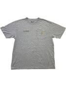 CARHARTT T SHIRT CON TASCA WORKWEAR GRIGIO MELANGE UOMO PRE OWNED M