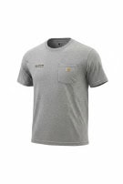 CARHARTT T SHIRT CON TASCA WORKWEAR GRIGIO MELANGE UOMO PRE OWNED M