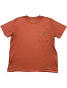 CARHARTT T SHIRT CON TASCA WORKWEAR ARANCIO RUGGINE UOMO PRE OWNED L