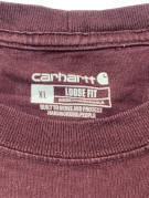 CARHARTT T SHIRT ΜΕ ΤΣΕΠΗ WORKWEAR ΜΠΟΡΝΤΟ ΑΝΤΡΙΚΟ PRE OWNED XL