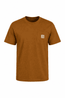 CARHARTT T SHIRT MINIMAL MARRONE UOMO PRE OWNED XS