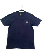 CARHARTT T SHIRT MINIMAL NAVY ΑΝΤΡΙΚΟ PRE OWNED