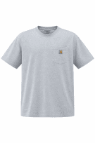 CARHARTT T SHIRT POCKET MINIMAL GRAY ΑΝΤΡΙΚΟ PRE OWNED L