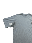 CARHARTT T SHIRT POCKET MINIMAL GRAY ΑΝΤΡΙΚΟ PRE OWNED L