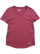 Carhartt T-Shirt Relaxed Fit Burgundy Women M