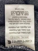 CARHARTT T SHIRT WORKWEAR CHARCOAL UNISEX PRE OWNED S