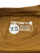 CARHARTT T SHIRT WORKWEAR ΚΑΦΕ ΑΝΤΡΙΚΟ PRE OWNED XS