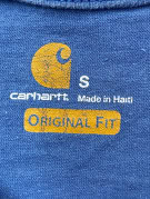 CARHARTT T SHIRT WORKWEAR ΜΠΛΕ ΑΝΤΡΙΚΟ PRE OWNED S