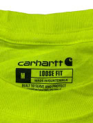 CARHARTT T SHIRT WORKWEAR NEON YELLOW MENS PRE OWNED M