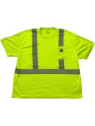 CARHARTT T SHIRT WORKWEAR NEON ΚΙΤΡΙΝΟ ΑΝΤΡΙΚΟ PRE OWNED XL