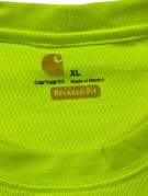 CARHARTT T SHIRT WORKWEAR NEON ΚΙΤΡΙΝΟ ΑΝΤΡΙΚΟ PRE OWNED XL