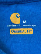 CARHARTT T SHIRT WORKWEAR ΡΟΥΑ ΜΠΛΕ ΑΝΤΡΙΚΟ PRE OWNED M