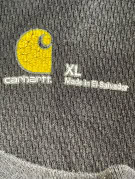 CARHARTT THERMAL ΜΑΚΡΥΜΑΝΙΚΗ ΜΠΛΟΥΖΑ WORKWEAR ΜΑΥΡΟ ΑΝΤΡΙΚΟ PRE OWNED XL