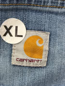 CARHARTT JEANS WORKWEAR WASHED BLUE MENS PRE OWNED XL