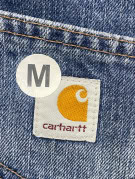 CARHARTT JEANS WORKWEAR WASHED BLUE MEN PRE OWNED M