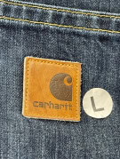 CARHARTT ΤΖΙΝ ΒΕΡΜΟΥΔΑ WORKWEAR WASHED BLUE ΑΝΤΡΙΚΟ PRE OWNED L