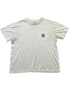 CARHARTT WIP POCKET T SHIRT MINIMAL OFF WHITE MENS PRE OWNED S