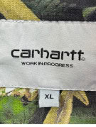 CARHARTT WIP ΠΟΥΚΑΜΙΣΟ BOTANICAL PRINT ΜΑΥΡΟ ΑΝΤΡΙΚΟ PRE OWNED XL