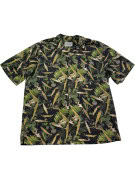 CARHARTT WIP ΠΟΥΚΑΜΙΣΟ BOTANICAL PRINT ΜΑΥΡΟ ΑΝΤΡΙΚΟ PRE OWNED XL