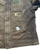 2008 CARHARTT WORK JACKET WORKWEAR BROWN ΑΝΤΡΙΚΟ PRE OWNED XL