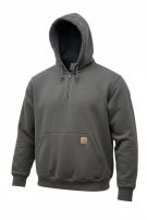 CARHARTT ZIP HOODIE WORKWEAR ΓΚΡΙ ΑΝΤΡΙΚΟ PRE OWNED L