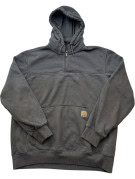 CARHARTT ZIP HOODIE WORKWEAR ΓΚΡΙ ΑΝΤΡΙΚΟ PRE OWNED L