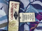 CARIBBEAN JOE FLORAL SHIRT BLUE MENS PRE OWNED XL