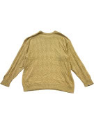 CARLO COLUCCI 80s MAGLIONE VINTAGE RETRO BEIGE UNISEX PRE OWNED XL