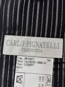 CARLO PIGNATELLI CERIMONIA ΓΡΑΒΑΤΑ ΚΛΑΣΙΚΗ ΜΑΥΡΗ ΑΝΤΡΙΚΟ PRE OWNED