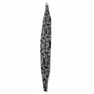 CARLO PIGNATELLI UMBRELLA PAISLEY BLACK WHITE UNISEX PRE OWNED