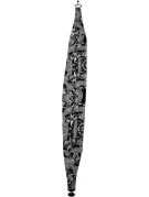 CARLO PIGNATELLI UMBRELLA PAISLEY BLACK WHITE UNISEX PRE OWNED