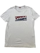 CARRERA GRAPHIC TEE STREETWEAR OFF WHITE MENS PRE OWNED L
