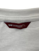 CARRERA GRAPHIC TEE STREETWEAR OFF WHITE MENS PRE OWNED L