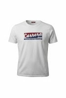 CARRERA GRAPHIC TEE STREETWEAR OFF WHITE MENS PRE OWNED L