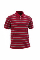 CARRERA JEANS POLO CLASSICA RIGATA ROSSA UOMO PRE OWNED M