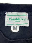 CASABLANCA T SHIRT GRAFICA RICAMATA NERA UOMO PRE OWNED M