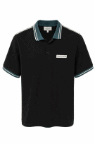 CASABLANCA POLO SHIRT RETRO BLACK ΑΝΤΡΙΚΟ PRE OWNED M/L