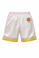 CASABLANCA SET RETRO SHIRT SHORTS PINK MEN PRE OWNED XL