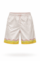 CASABLANCA SET RETRO SHIRT SHORTS PINK MEN PRE OWNED XL