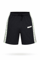 CASABLANCA SPORTS CLUB SHORTS TRACK MINIMAL NERO UOMO PRE OWNED L
