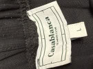 CASABLANCA SPORTS CLUB SHORTS TRACK MINIMAL NERO UOMO PRE OWNED L